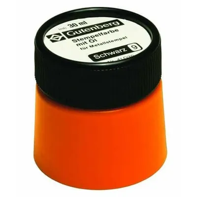 Produktbild von Stempelfarbe mit Öl 30ml schwarz