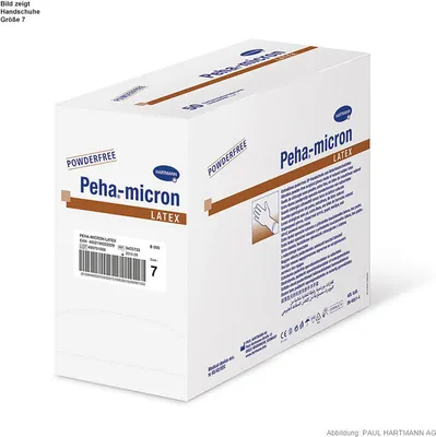 Produktbild von Hartmann Peha-micron latex OP-Handschuhe powderfree, steril, Gr. 7 (50 Paar)
