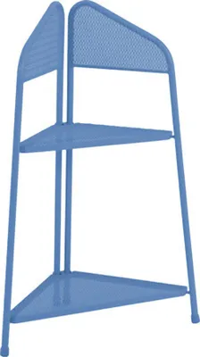 Produktbild von MWH Balcony Ecco small Eckregal klein - Material: Metall, Farbe: Campanula, Maße: 48 cmx48 cmx100 cm; 879908