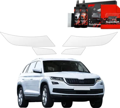 Image de Film de protection 4 en 1 Grizz Protector pour phares - Skoda Kodiaq (2016-2021)