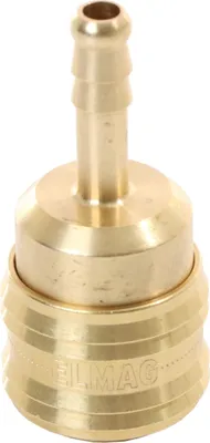 Image de Elmag 42316 Raccord en laiton avec embout pour tuyau 6 mm
