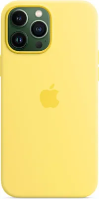 Zdjęcie produktu dla Apple Silicone Backcover MagSafe dla Apple iPhone 13 Pro - Lemon Zest