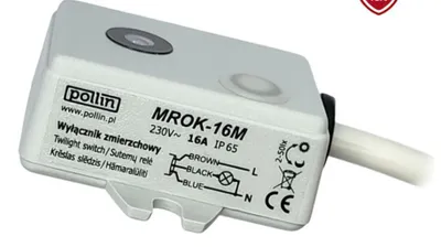 Produktbild von Externer Dämmerungsschalter 16 A 230 V AC 2-50 lx IP65 MROK-16M