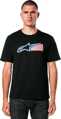 Produktbild von Alpinestars Racing Usa Csf Kurzarm-t-shirt Schwarz M Herren Schwarz M