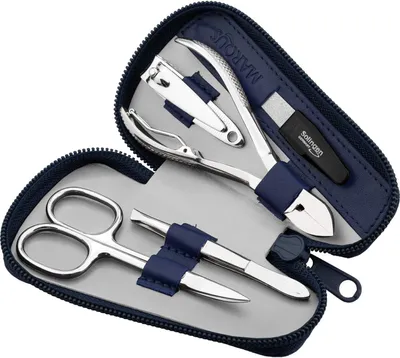 Produktbild von marQus Nageletui 5-teilig – mit Nagelzange, Solingen – Blau