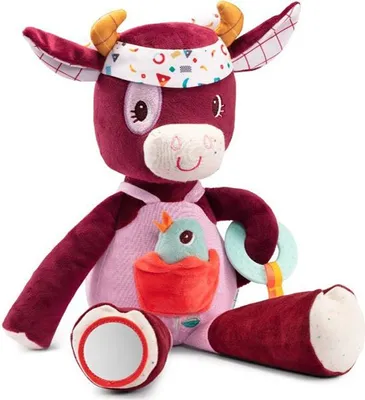 Image de Lilliputiens Vache multi-activités Rosalie Jouet en peluche sensoriel
