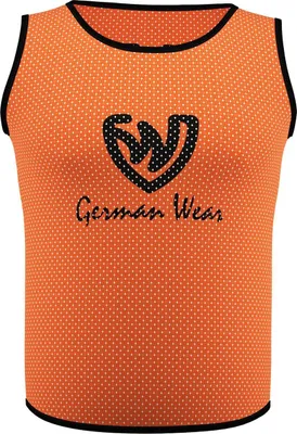 Produktbild von 10x Fußball Leibchen Trainingsleibchen Markierungshemd Fußballleibchen für Kinder Jugend und Erwachsene, Farbe:Orange, Bibs:Senior (L)