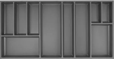 Produktbild von Agoform Besteck Organizer Sky Besteckeinsatz 920x53x473mm schiefgrau Kunststoff