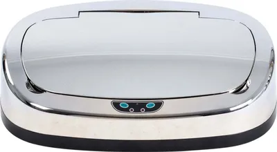 Image de Couvercle de poubelle automatique - Kitchen Move - 113 CHROME - majestic argent
