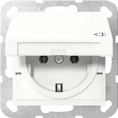 Produktbild von GIRA 445403 SCHUKO KD System 55 Reinweiß (445403)