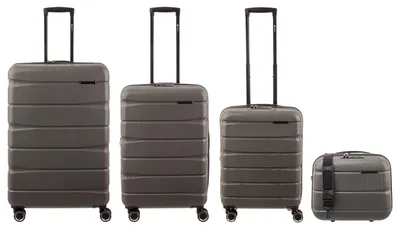 Produktbild von Franky ABS13 76/66/55er + BC Trolley 4er SET Dehnfalte Hartschale olive