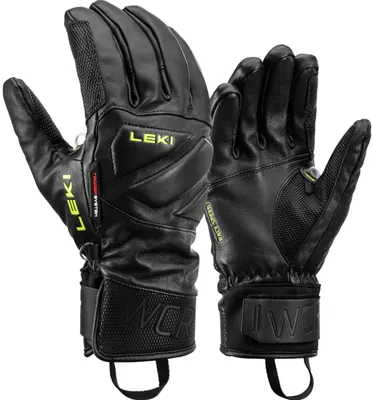 Produktbild von Leki WCR Venom Speed 3D Black/Ice Lemon 9,5 SkI Handschuhe