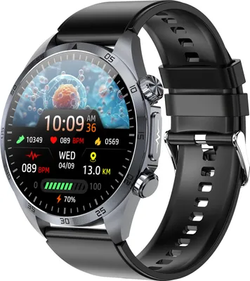 Produktbild von INF Smartwatch mit fortschrittlichem Gesundheits-Tracking Schwarz