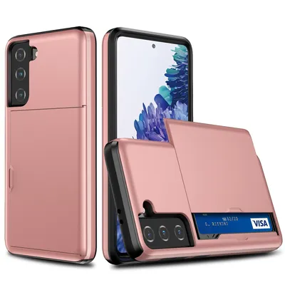 Image de Coque König Design compatible avec le Samsung Galaxy S21 - Coque souple en plastique pour téléphone portable - Coque rose