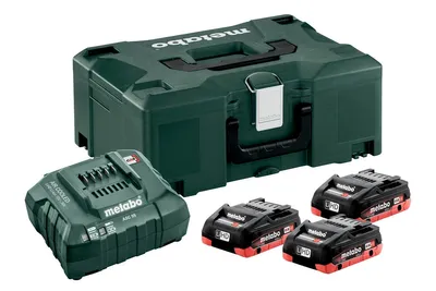 Obrázok produktu pre Základná sada Metabo 3 x LiHD 4,0 Ah + ML, 685133000