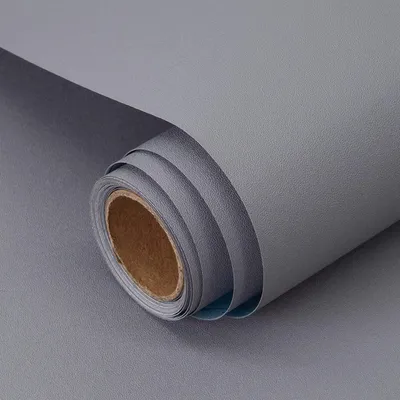 Productafbeelding van Omgoods - Zelfklevend Behang Grijs 90x500cm voor DIY Projecten