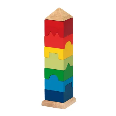 Image de Goki Houten Stapel Toren, 9dlg.