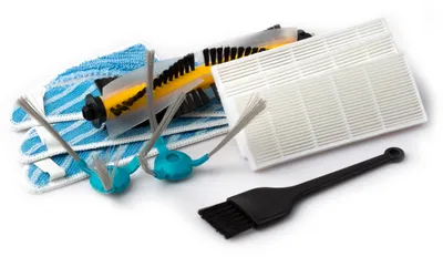 Obrázek produktu pro SENCOR SRX 2000 Servisní balíček náhradních dílů, kompatibilní s SRV 2230TI, 1 pár bočních kartáčů, 1 středový kartáč, 3 hadříky na vytírání, 3 sady hepa filtrů, 1 čisticí zařízení