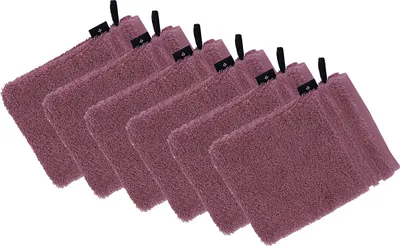 Produktbild von 6er Pack Waschhandschuh Vienna Style Supersoft von der Marke Vossen 22 x 16 cm