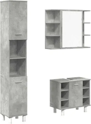 Produktbild von VidaXL 3324855, Grau, Holz, 60 kg, 3 Stück(e)