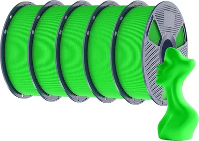 Obrázok produktu pre vlákno do 3D tlačiarne, vysoká rýchlosť, matný povrch, zelené