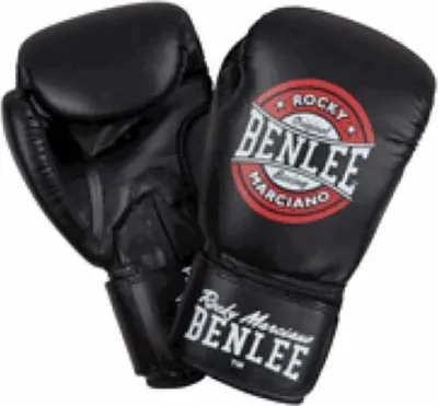 Produktbild von Benlee Pressure Leder Künstliche Boxhandschuhe Schwarz 14 oz Schwarz 14 oz