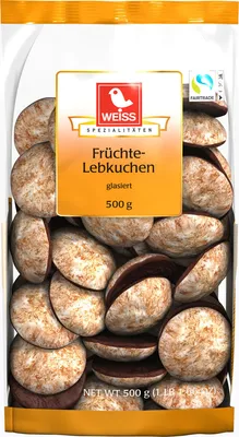 Obrázek produktu pro Weiss malý ovocný perník glazovaný 500g