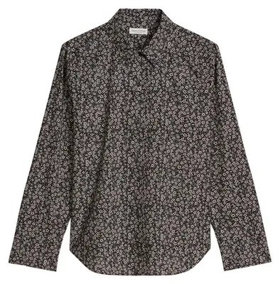 Produktbild von Woven Blouses Longsleeve 4440 Dark Blue_Multi_01 Größe 38