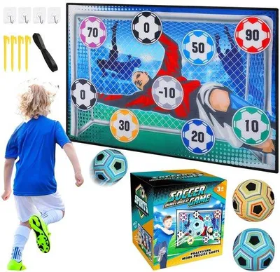 Zdjęcie produktu dla Brama piłkarska 300 x 200 - Zestaw bram piłkarskich (2 sztuki) - Brama piłkarska dla dzieci - Bramki piłkarskie - Zabawka sportowa do gry w piłkę dla dzieci - Wysokiej jakości materiały - Zabawka piłkarska