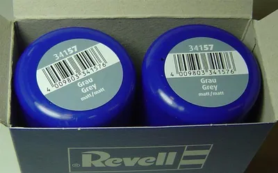 Produktbild von Revell 34157 Sprühlack Doppelpack ( 2x100ml) grau matt