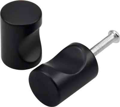 Produktbild von Schwarze Aluminium Knöpfe 10 Stück