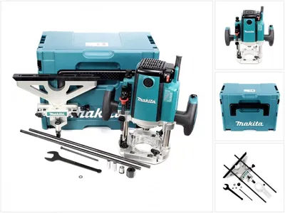 Zdjęcie produktu dla Router Makita RP 2300 FCXJ o mocy 2300 W w zestawie Makpac