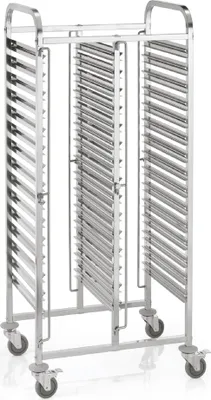 Immagine prodotto di Scaffale / carrello di sgombero, 2 pieghe, 74x55x174 cm
