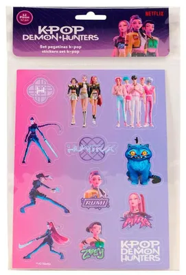 Zdjęcie produktu dla Kpop Demon Hunters Stationery Sticker Set
