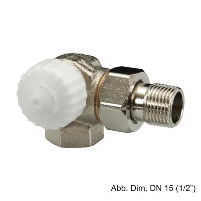 Produktbild von HEIMEIER Thermostat-Ventilunterteil V-exact II, Winkeleck/links, DN 10