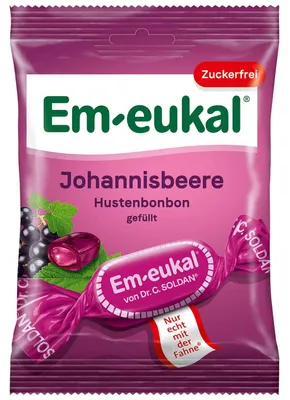 Immagine prodotto di Em eukal ribes nero senza zucchero con ripieno di cassis liquido 75g