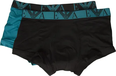 Obrázok produktu pre Pánske boxerky EMPORIO ARMANI, balenie po 2 ks, elastické, dvojbalenie, č. výrobku 111210 2F715 BPACK TRUNK, veľkosť S – CN 165/90 – BR P – MX CH, 95 % bavlna, 5 % Elastan