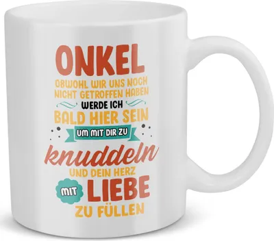 Produktbild von 22Feels Du Wirst Onkel Schwangerschaft Geschenk Männer Werdender Onkel Schwanger Babyparty Babyshower Geschenkidee Kaffeetasse Haferl Geburtstag Weihnachten
