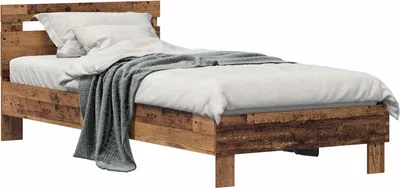 Produktbild von vidaXL Bettrahmen Altholz 75 x 190 cm Holzwerkstoff