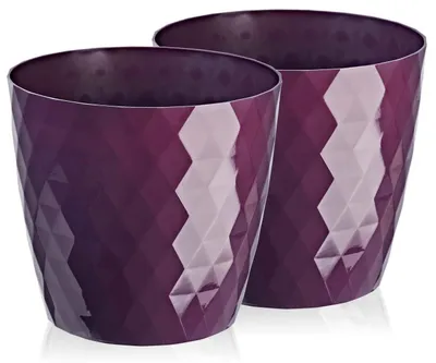 Immagine prodotto di Set di 2 vasi decorativi in plastica