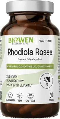 Produktbild von Biowen Rhodiola Rosea Rhodiola rosea 420 mg 60 Kapseln