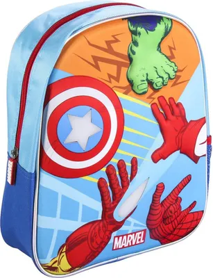 Obrázok produktu pre Plecak 3D Marvel Avengers CERD z oświetleniem, 31cm, szkolny plecak premium