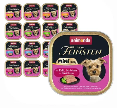 Produktbild von Animonda Vom Feinsten Mini 16x100g Nassfutter für Hunde, Geschmacksmischung