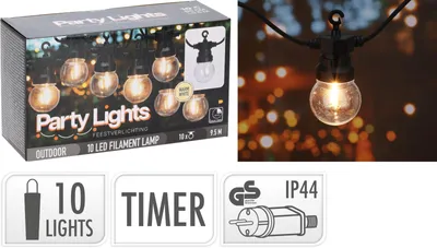 Image de Guirlande lumineuse à LED, 10 lumières