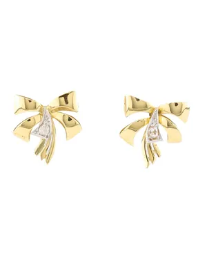 Produktbild von MIAMAR 1137807 Damen Ohrstecker 14 Karat (585) Gelbgold Gold weiß