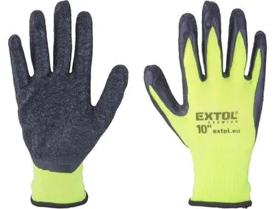 Image de Extol Premium 8856646 rukavice nylonové bezešvé polomáčené v latexu velikost 10