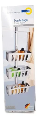 Produktbild von Ruco Duschkorb Badzubehör Profi Silber Aluminium L x B x H 30 x