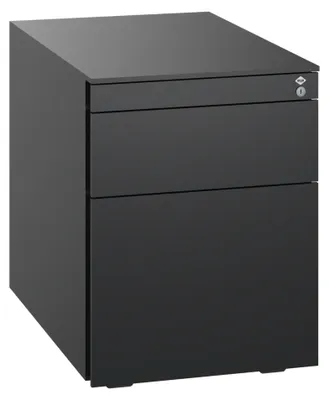 Produktbild von C+P Stahl-Rollcontainer, 563x430x581mm, 9005/9005