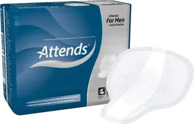 Produktbild von Attends for Men 4 Einlagen speziell für den Mann, bei mittlerer Blasenschwäche, 14 St. Einlagen
