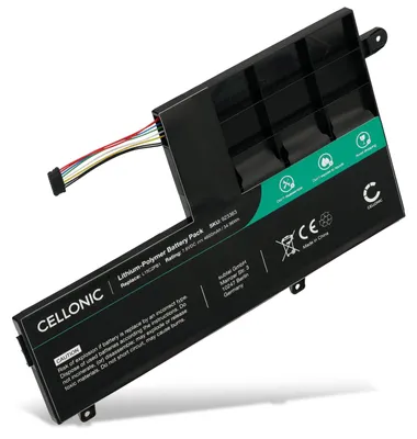 Produktbild von CELLONIC 1x Akku für Notebook Kompatibel mit Lenovo Yoga 510-15ISK, Yoga 510-14AST, Yoga 510-14IKB, L15M2PB1 - (4600mAh, 7.6V)
